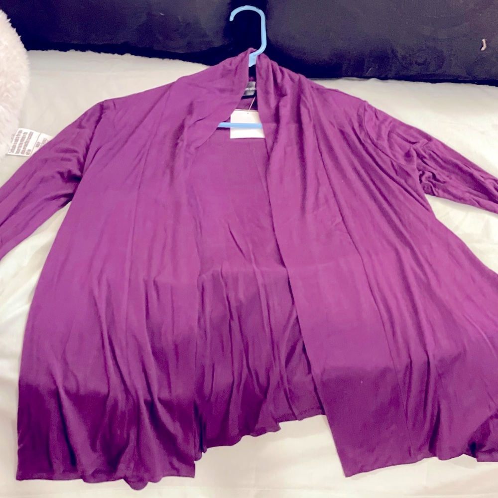 Purple Cardigan